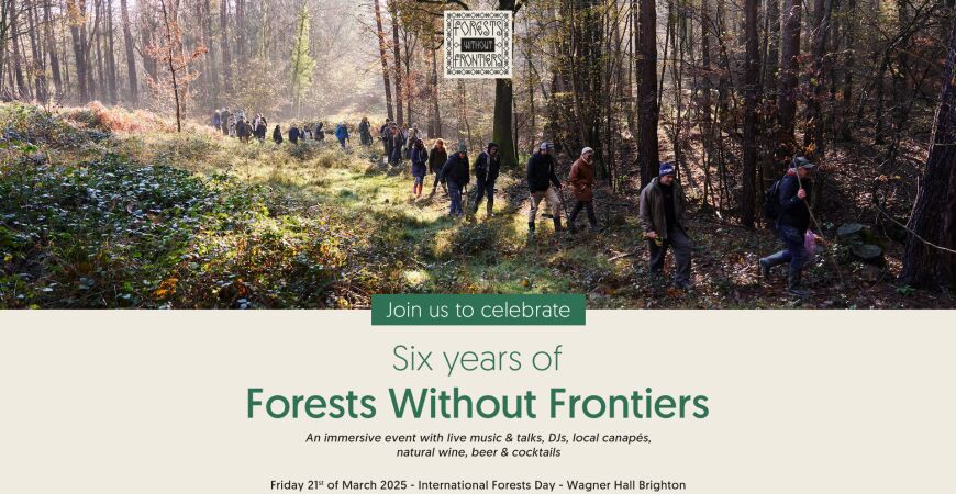 Join us to celebrate 6 Years of Forests Without Frontiers